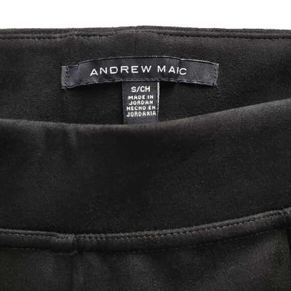 Andrew Marc Faux Suede Leggings Pants Black Size S - Picture 5 of 13